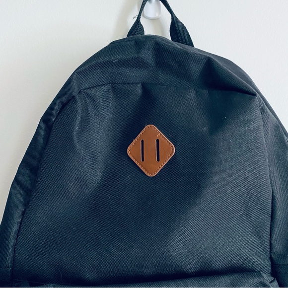 EXPRESS Unisex SWAG Branded Black Book Bag One Size Backpack - Picture 2 of 7